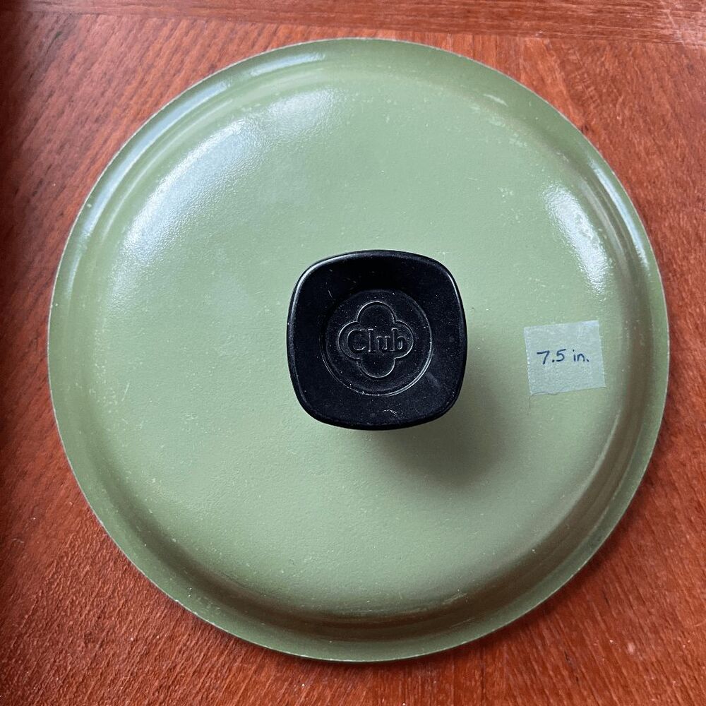 VTG Club Aluminum Avocado Green Replacement Lid 7.5” Cookware Pot Pan Cover - Picture 4 of 4